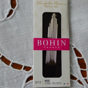 Bohin France fashion needles assortment number 3/12