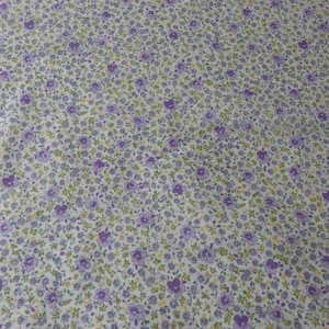 Yuwa fabric coupon in purple tones