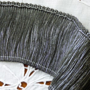 Galon gris argenté