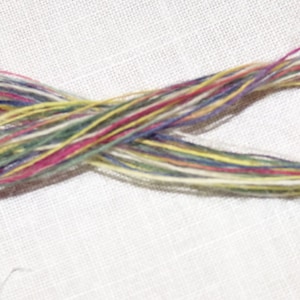 Stickgarn Wolle Ende multicolor Acryl
