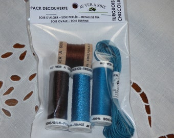 Discovery Pack Turquoise -Chocolate Silkworm