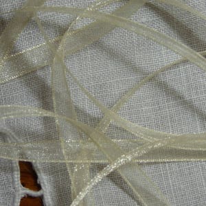 Ribbon 6mm 1 neck chiffon