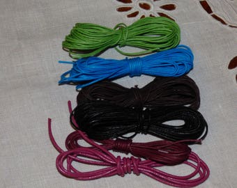 Set 1 waxed cord