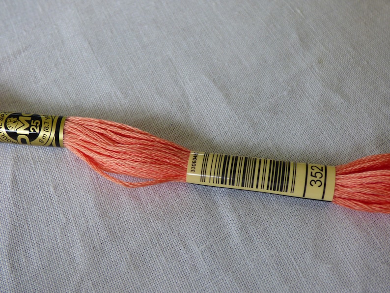 Embroidery FLOSS DMC stranded color 352 Thread Sewing & Fiber