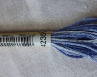 DMC stranded embroidery thread, color variation 4235
