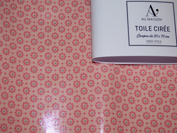 Coupon De Tissu Fleuri - Motif Roses Roses, Dimensions 72 X 100 Cm, Coton, Neuf