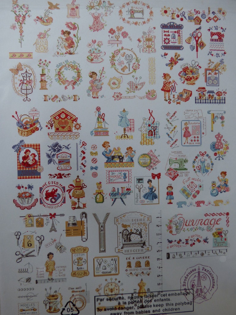 Theme Sheet Works of Parisian Embroiderers