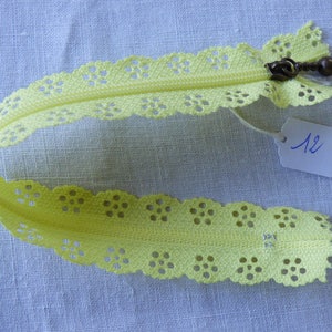 Zipper lace 20 neck 12 cm