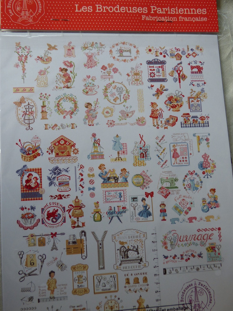Theme Sheet Works of Parisian Embroiderers