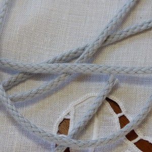 Grey cotton cord sold by the meter