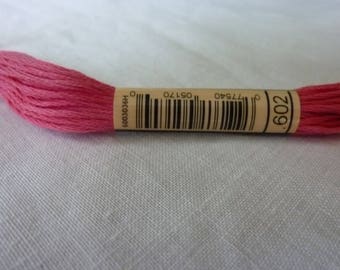 DMC stranded embroidery thread, color 602