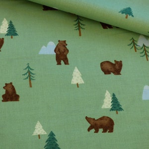 Camp woodland fabric coupon 10461 PIST
