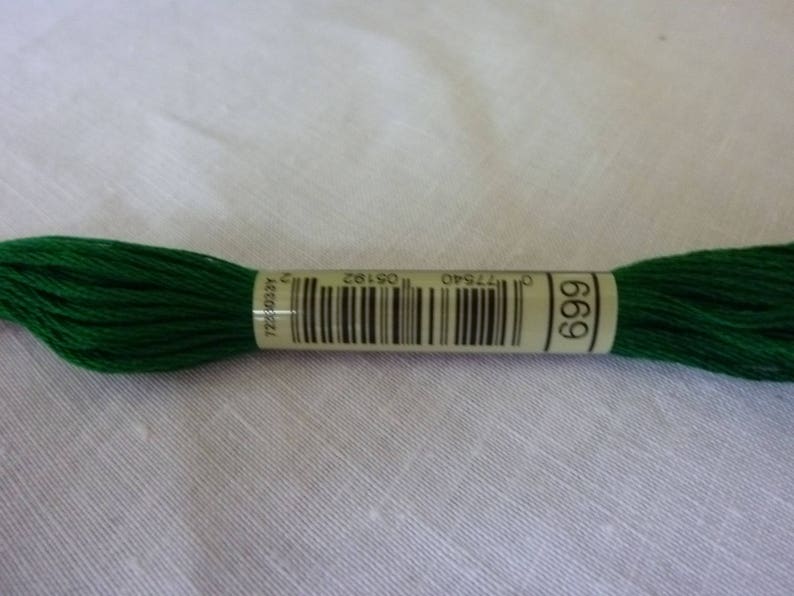 Embroidery FLOSS stranded DMC colors 699