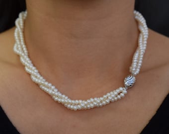 3 strand Freshwater Pearl Necklace