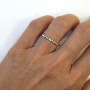 Platinum Band Ring - Size 5.75
