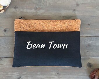 Custom Funny Bean Town Sex Toy Bag, Feminist Best Friends Gift, Self Care Funny Gift For Her, Vegan Leather Pouch, Masturbation - MATURE