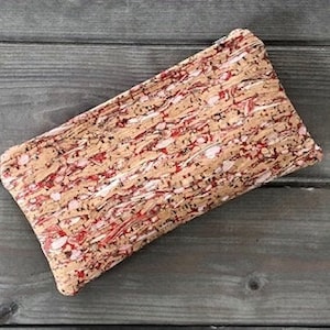 Custom Vegan Cork Leather Purse, Vegan Leather Purse Gift Idea, Eco Friendly Sustainable Vegan Gifts