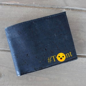 MATURE - Onbeleefd grappige Twunt Vegan Lederen Portemonnee, Eco Friendly Card Holder Money Clip Cadeau voor hem
