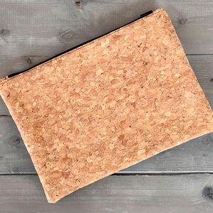 Custom Men&#39;s Toiletry Bag, Cork Leather Dopp Bag, Cork Wash Bag, Travel Bag for Him