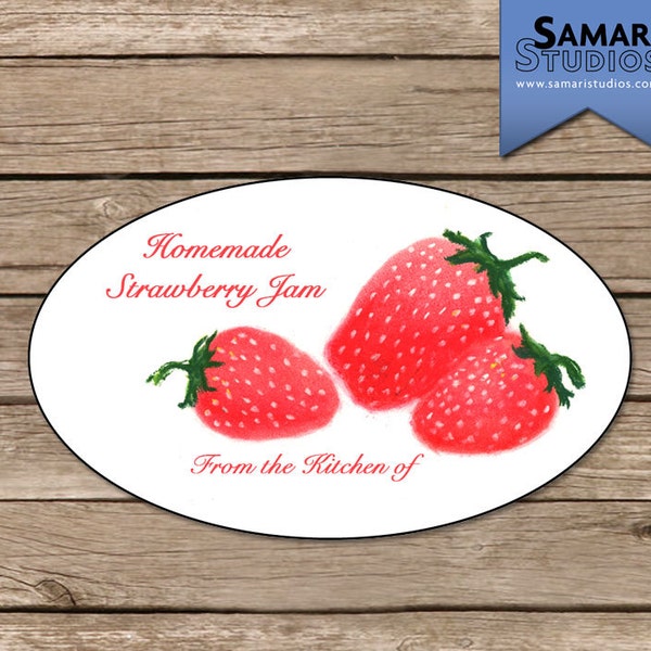 Strawberry Jam Label Digital Download Etsy Strawberry Jam Label Digital Download Etsy