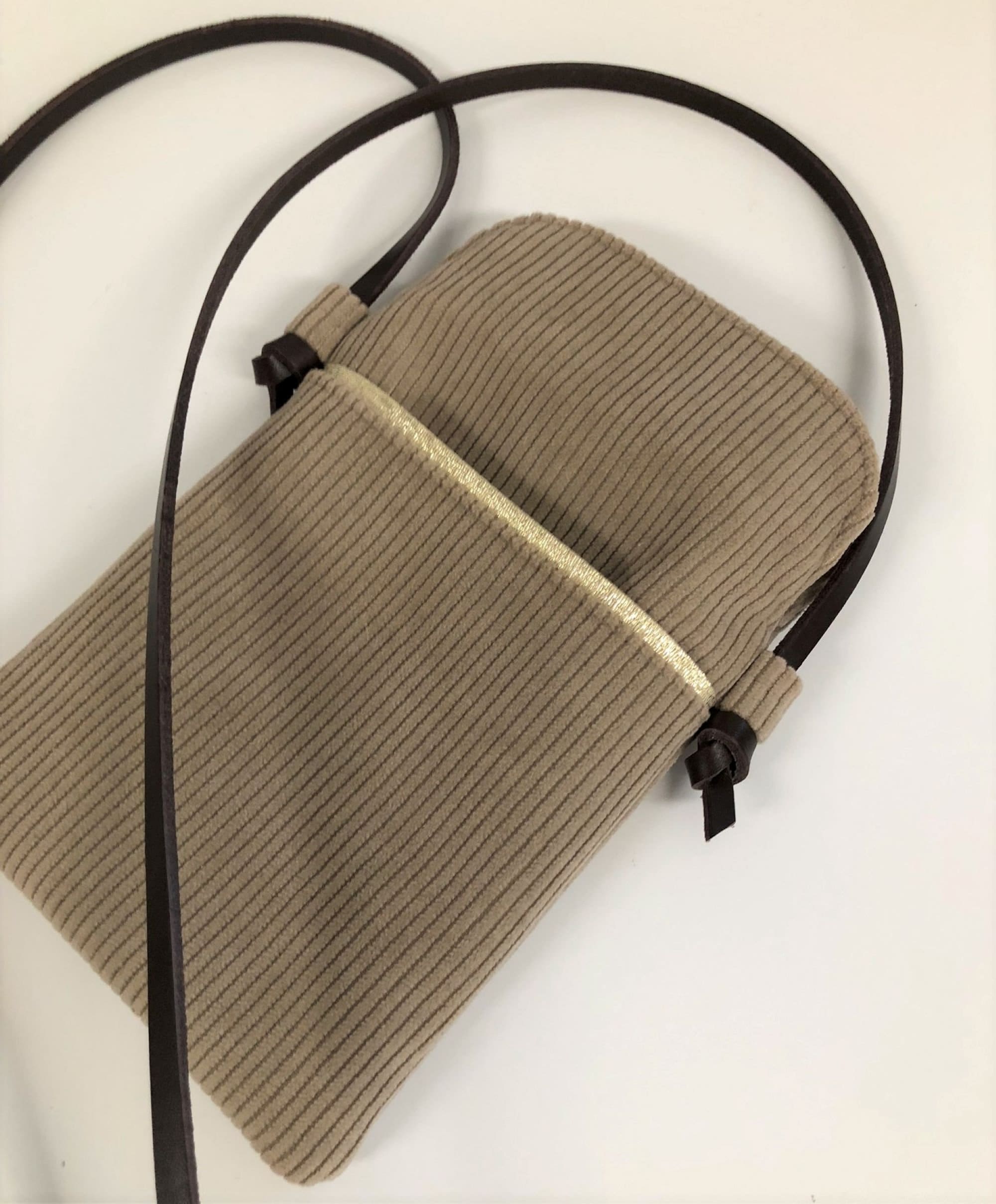 Cordon Téléphone Avec Pochette Zippée - Lanière Réglable, Portefeuille Intégré, Prévention Des Pertes