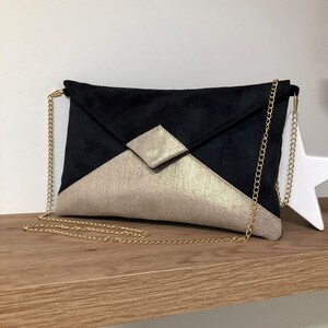 navy evening bag with strap