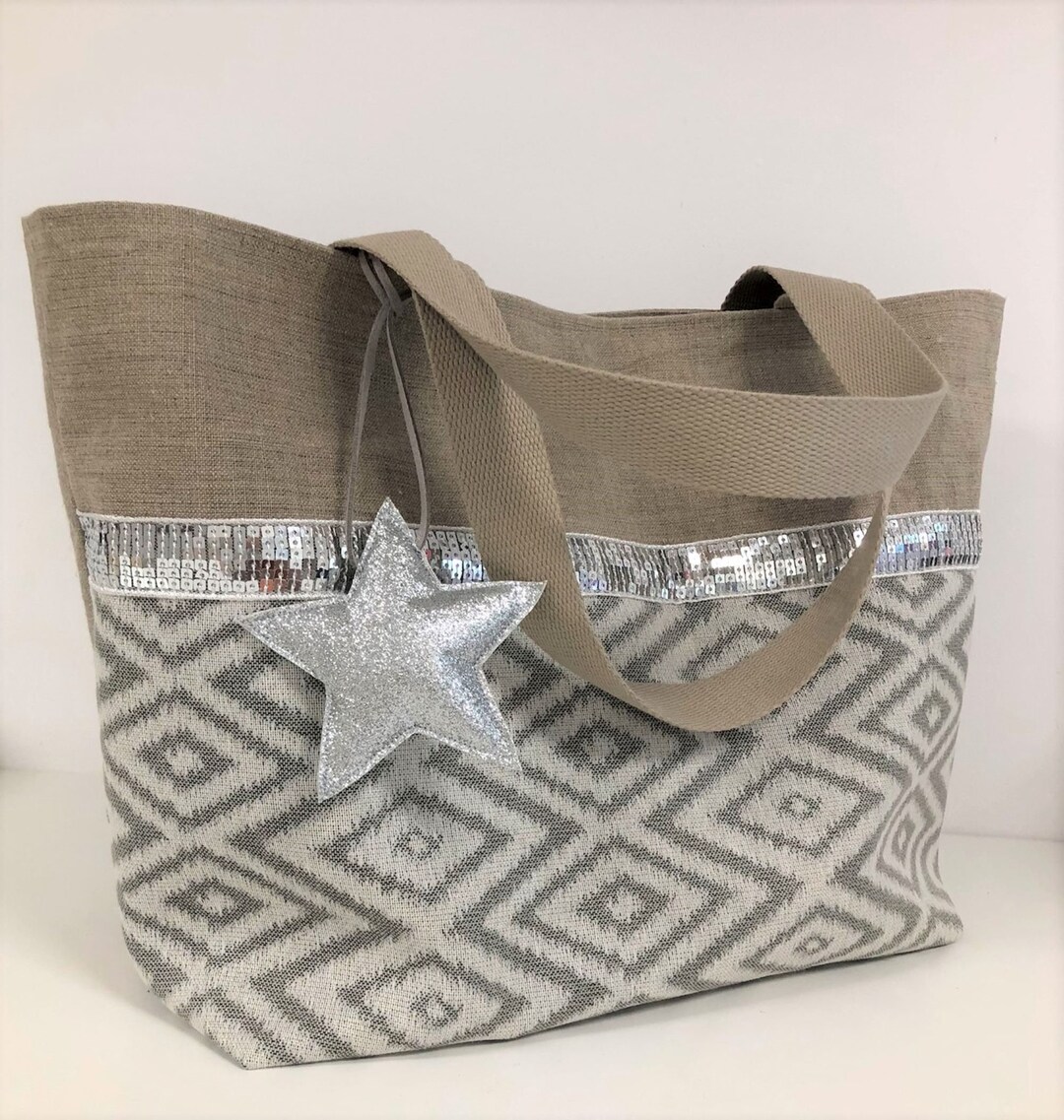【関税込み】Canvas and Sequin Tote Bag L + Zipped in Charcoa Amazon.com: TKBXAEG Canvas Tote Bag for Women Men Gorgeous
