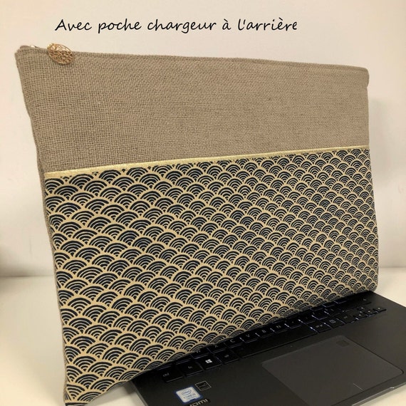 Housse personnalisée pour ordinateur portable 14 pouces en toile