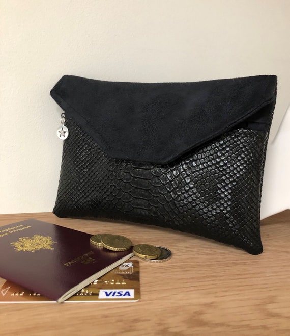 Porte-monnaie Petit en Cuir et Multipoches - Sac de Jour