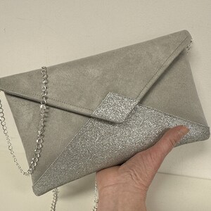 Pochette De Soirée Next Perles Argentées - Pour Mariage, Bal - Neuf Avec étiquettes