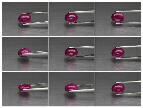 Size 7 Ruby Ring. 8.65cwt. Natural Earth Mined . July Birthday. 11.3x9.4x7.5mm View 2