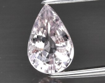 Size 7, Not Set. Unheated Pink Ceylon Sapphire. Approx. .95cwt.  7.3x4.8x3.4mm. Ring Setting Incl. Retiring. Must Sell.
