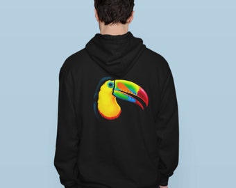 Mens Hoodie Toucan Exotic Bird Watercolor Sweate Sweatshirt Mens Casual Hoodie Casual Top Hooded Mens Hoodie Toucan Exotic Bird Watercolor Sweate Sweatshirt Mens Casual Hoodie Casual Top Hooded
