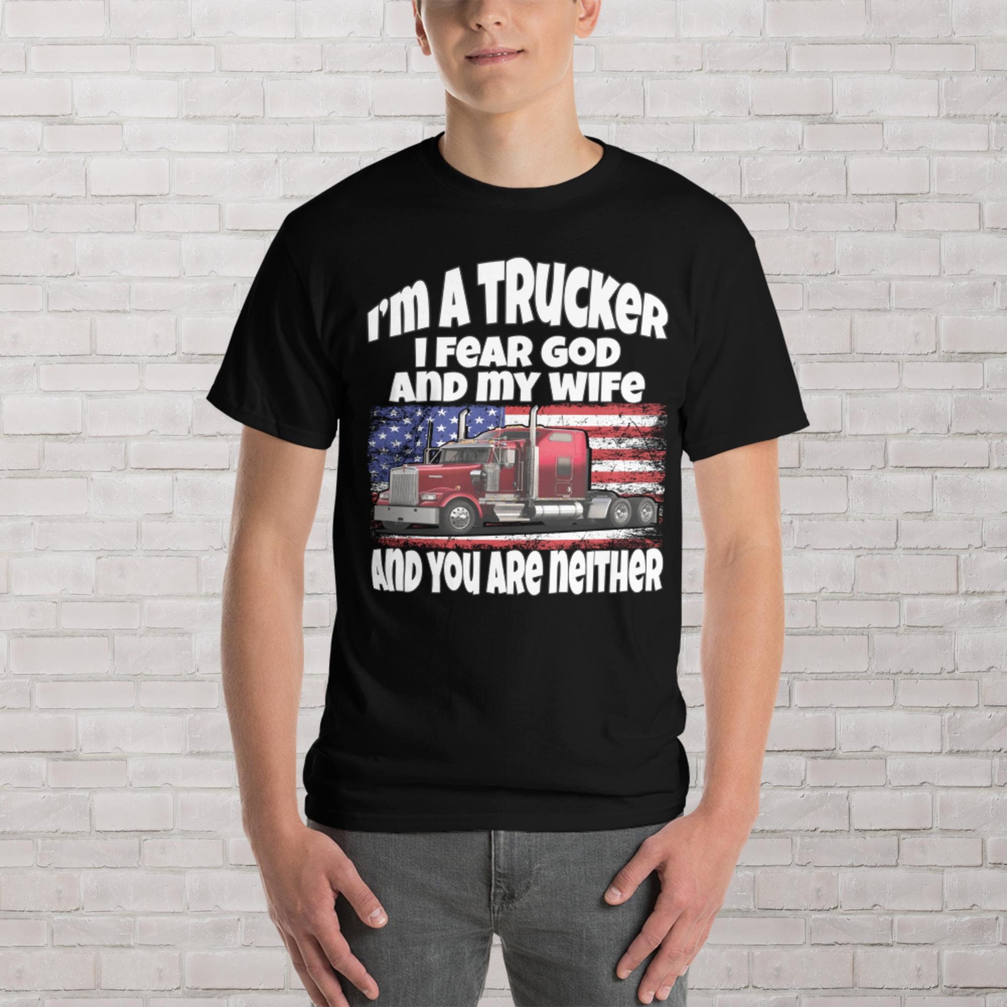 Big Rig Semi Trucker Shirt Big Rig Semi Truck Driver Trucker T-Shirt Truck Driver Shirt