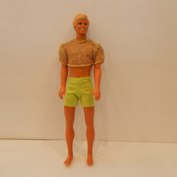 Vintage Sun Sensation Ken Doll 1392 Mattel 1991
