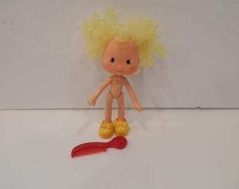 Vintage Strawberry Shortcake Lemon Meringue Doll Kenner 1980s No Clothing Shoes Only