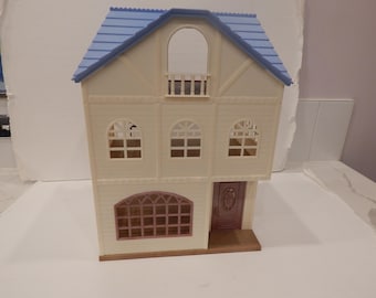 Vintage Calico Critters Sky Blue Terrace House