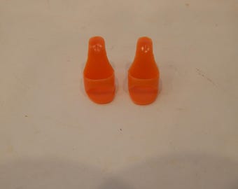 Vintage Original Barbie Fashion Country Fair 1603 Mattel 1964 INCOMPLETE Orange Open Toe Heels