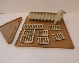 Vintage Sylvanian Families Calico Critters Red Roof Townhome NO BUILDING Architectural Parts Only 11 PIECES