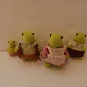 For Keri Noey Vintage Lil Woodzeez Tidyshine Turtle Family Lot of
