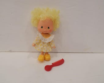 Vintage Strawberry Shortcake Lemon Meringue Doll Kenner 1980s