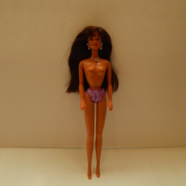 Vintage Sparkle Beach Teresa Doll 14354 Mattel 1995 Missing Bra From Swim Suit