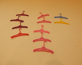Vintage Barbie Filigree Hangers Lot of 11 Mattel 1980s