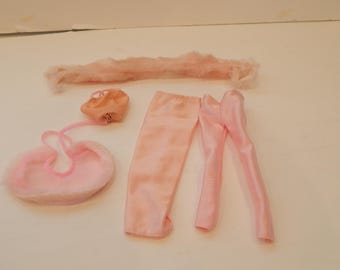 Vintage Pink and Pretty Barbie Doll 3554 Mattel 1981 NO DOLL Parts of Original Outfit Only