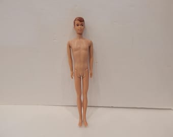 Vintage Allan Doll Straight Legs 1000 Mattel 1964 Midge's Boyfriend Barbie Family CONDITION ISSUES