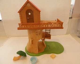 Vintage Calico Critters Adventure Treehouse First Edition Incomplete