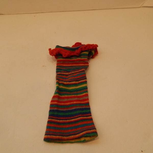 Reserved for Doris Vintage Barbie Fashion Pak Stripe Knit Dress Mattel 1963