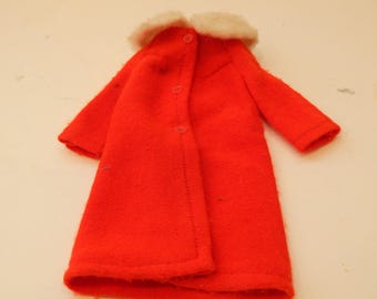 Vintage Barbie Cold Snap Fashion 3429 Mattel 1971 Coat Only Missing boots