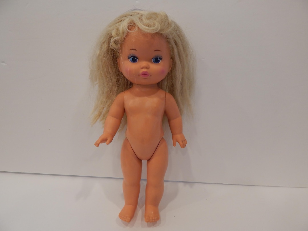 Vintage Little Lil Miss Magic Makeup Mattel Doll Pink Blue 1980s 1990s