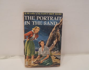 Vintage The Dana Girls Mystery Story "The Portrait In The Sand" No. 12 Carolyn Keene 1964 First Series